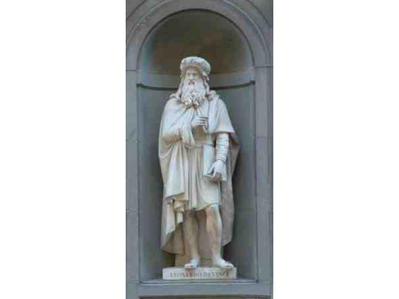 Leonardo da Vinci<br>Loggiato degli Uffizi<br>Firenze