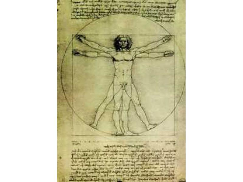 Leonardo da Vinci<br>Uomo Vitruviano
