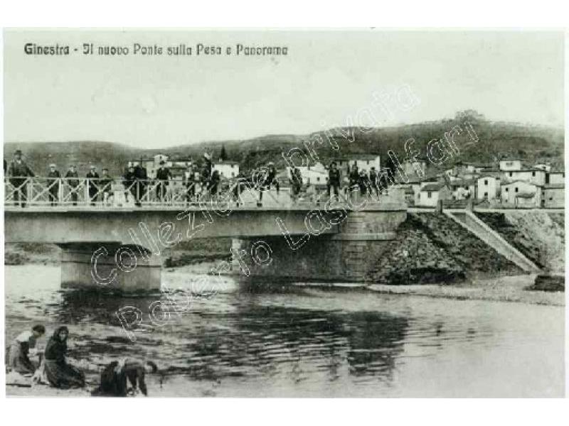 Ginestra Fiorentina. Il nuovo ponte sul torrente Pesa (Circa 1930) | Lastra a Signa