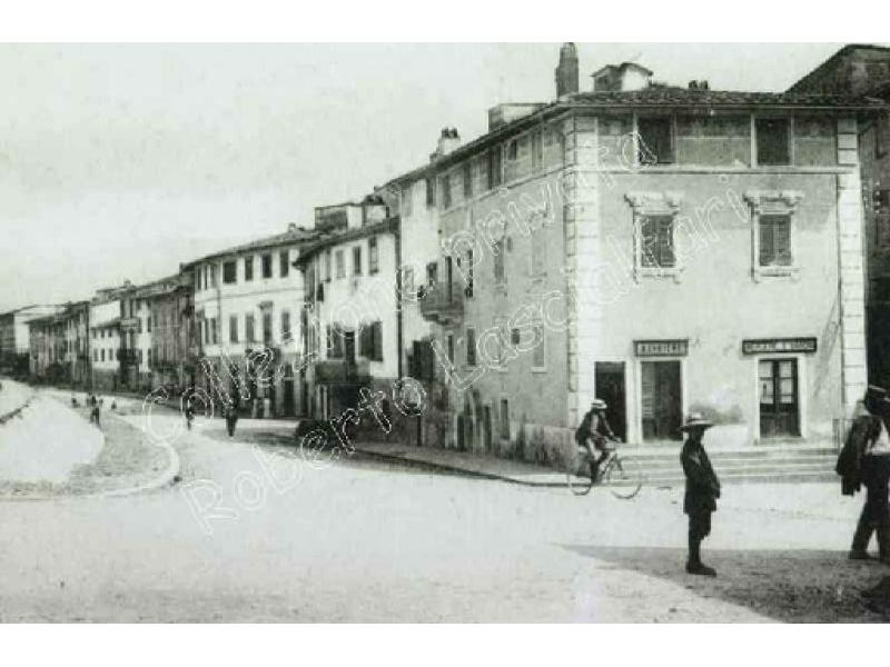 Ponte a Signa. Via Lungarno - 1916