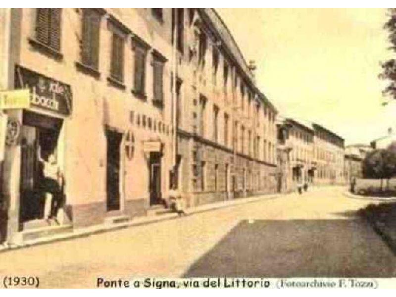 Ponte a Signa via del Littorio 1930