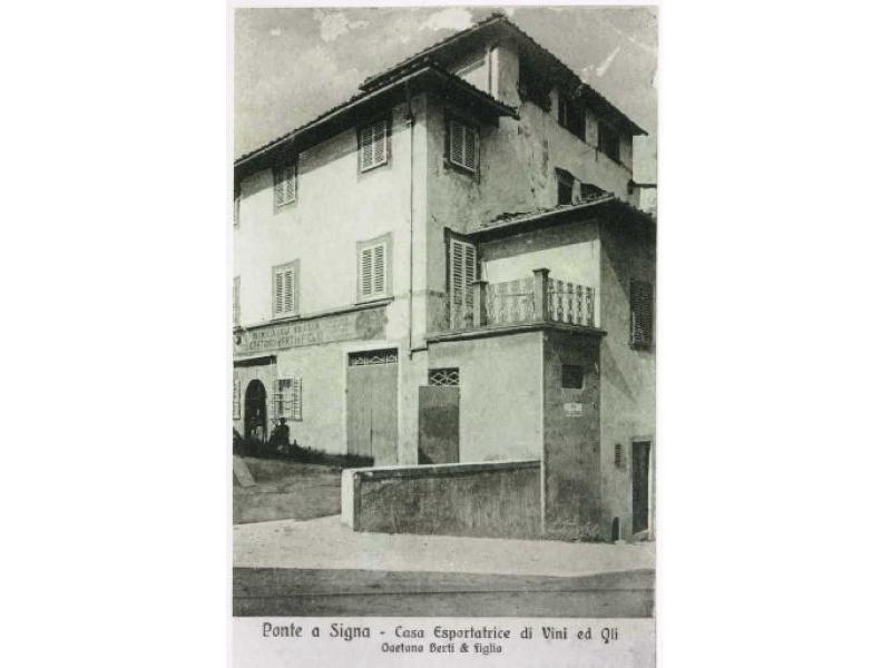Ponte a Signa. Casa esportatrice di vini e olii Gaetano Berti e Figlio - 1936