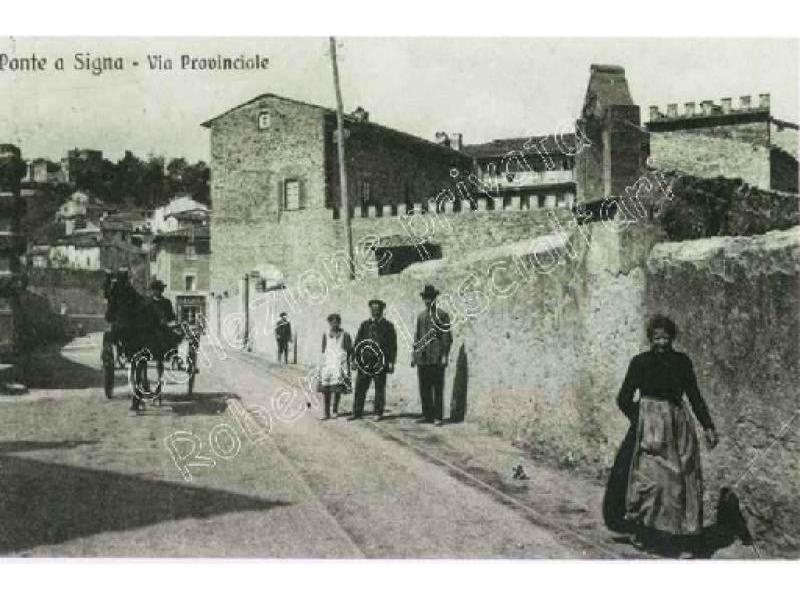 Ponte a Signa. Via Provinciale 1918