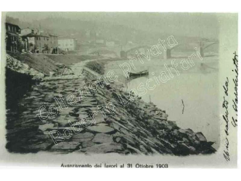 Ponte a Signa -  21  Sistemazione dell`Arno Giovanissimi operai 1903