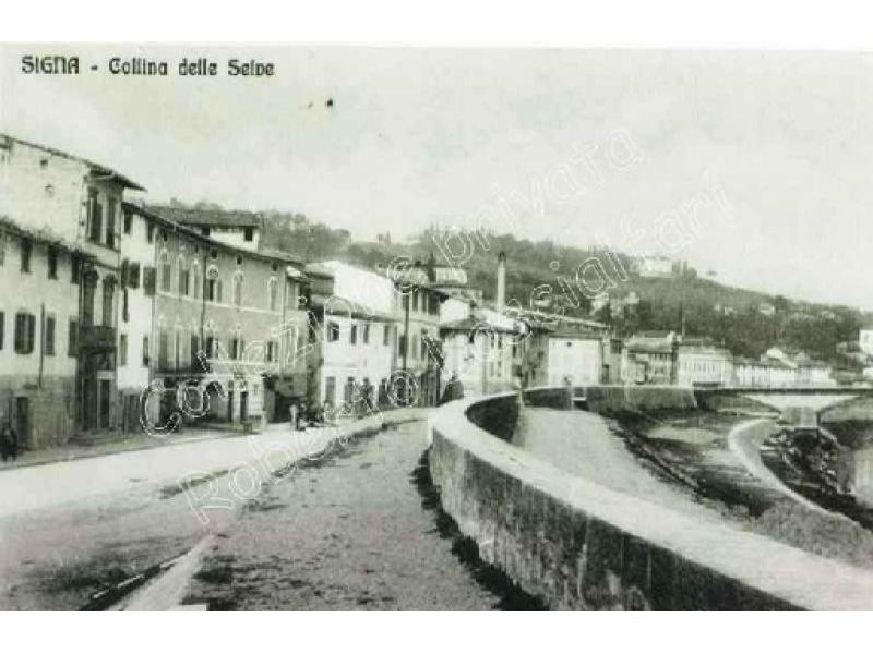 Ponte a Signa e Collina delle Selve - 1915