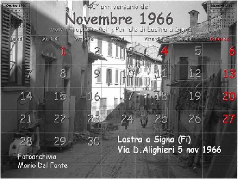 Via Dante Alighieri (novembre 1966)