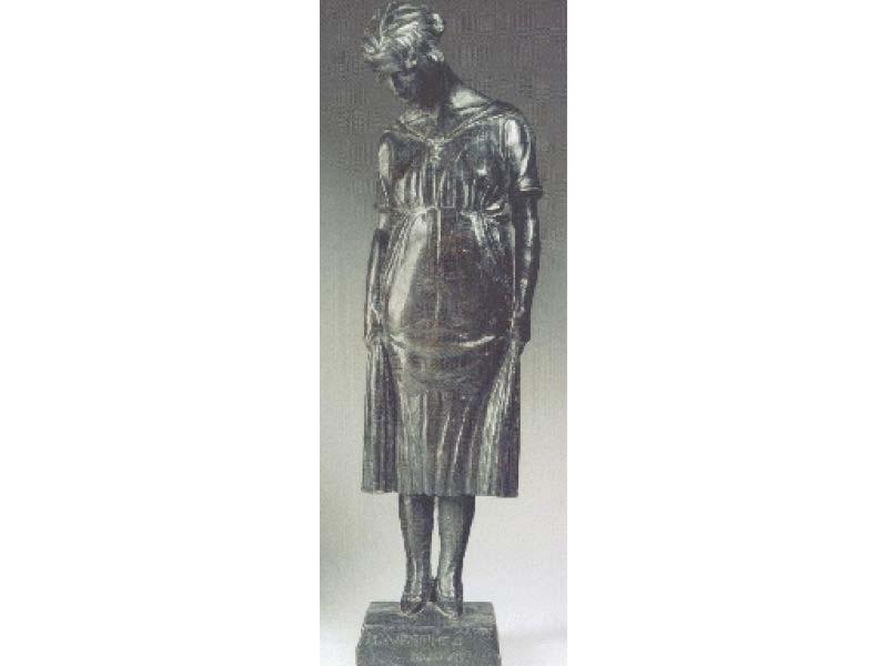Il vestito nuovo, 1930 c., bronzo,  cm. 43,5