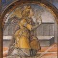 Annunciazione, l`angelo part.(1480 Neri Di Bicci e Maestro di Marradi) Malmantile foto 2005