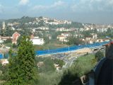 Stazione ferroviaria di Lastra a Signa 27/8/2006, <br>Panoramica dal colle di Calcinaia 
